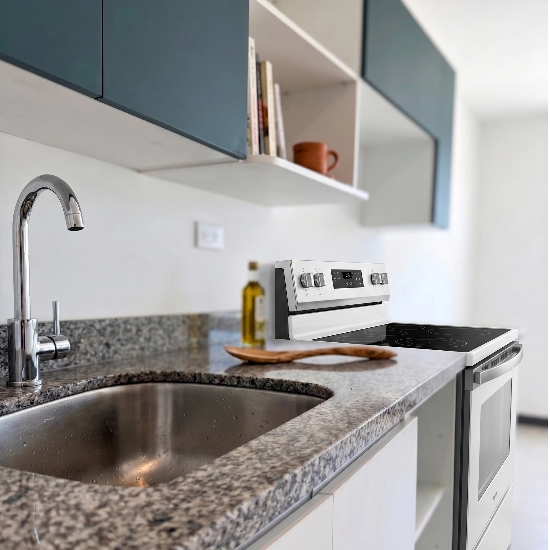 Detalle de cocina en apartamento VERA San Francisco